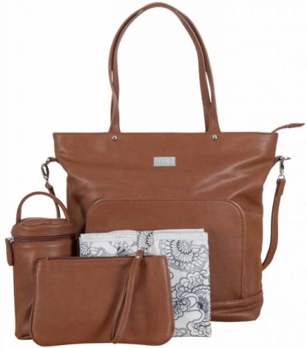 Isoki bolsa de guardería / bolsa de pañales Nappy Tote Chestnut Redwood